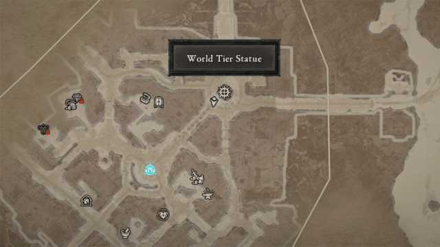Diablo 4 World Tier Statue Map Location