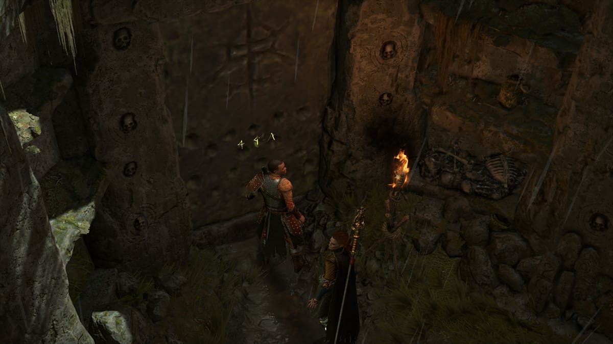 Entrance to Weeping Cairns in Diablo 4