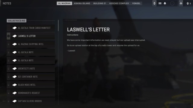Read Laswell's Letter DMZ