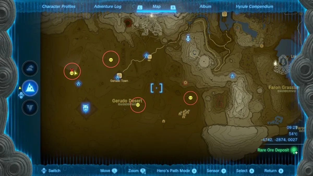 all molduga locations breath of the wild