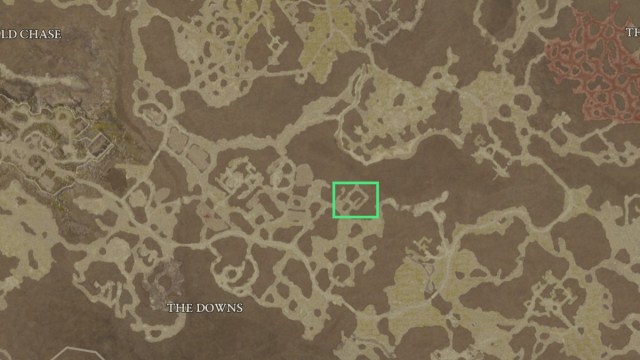 Diablo 4 Edgemaster's Aspect Location on Map