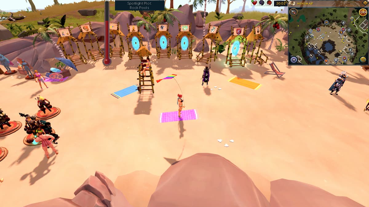 All Cosmetic Override and Item Rewards in the RuneScape The Beach Event