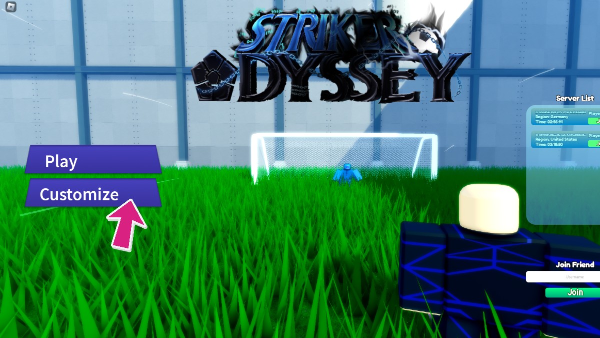 Codes Roblox Striker Odyssey (mai 2024) Push Play