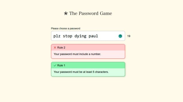 How to Not Overfeed Paul in The Password Game - Prima Games