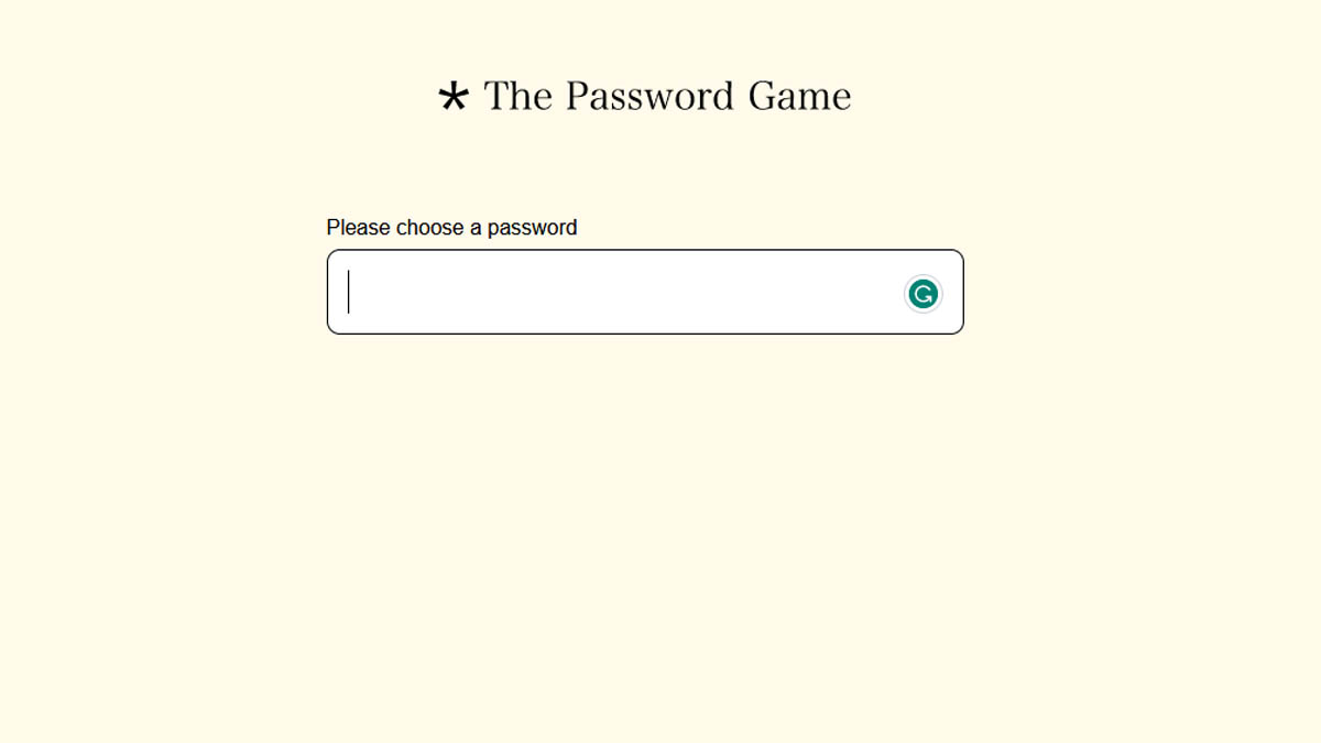 The Password Game Rule 14