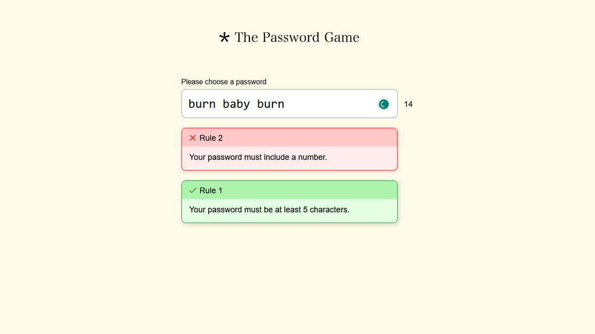 How to Beat Rule 20 in The Password Game - Prima Games