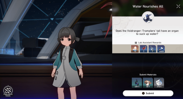 Wen Shiling Water Nourishes All Item Requirements in Honkai: Star Rail