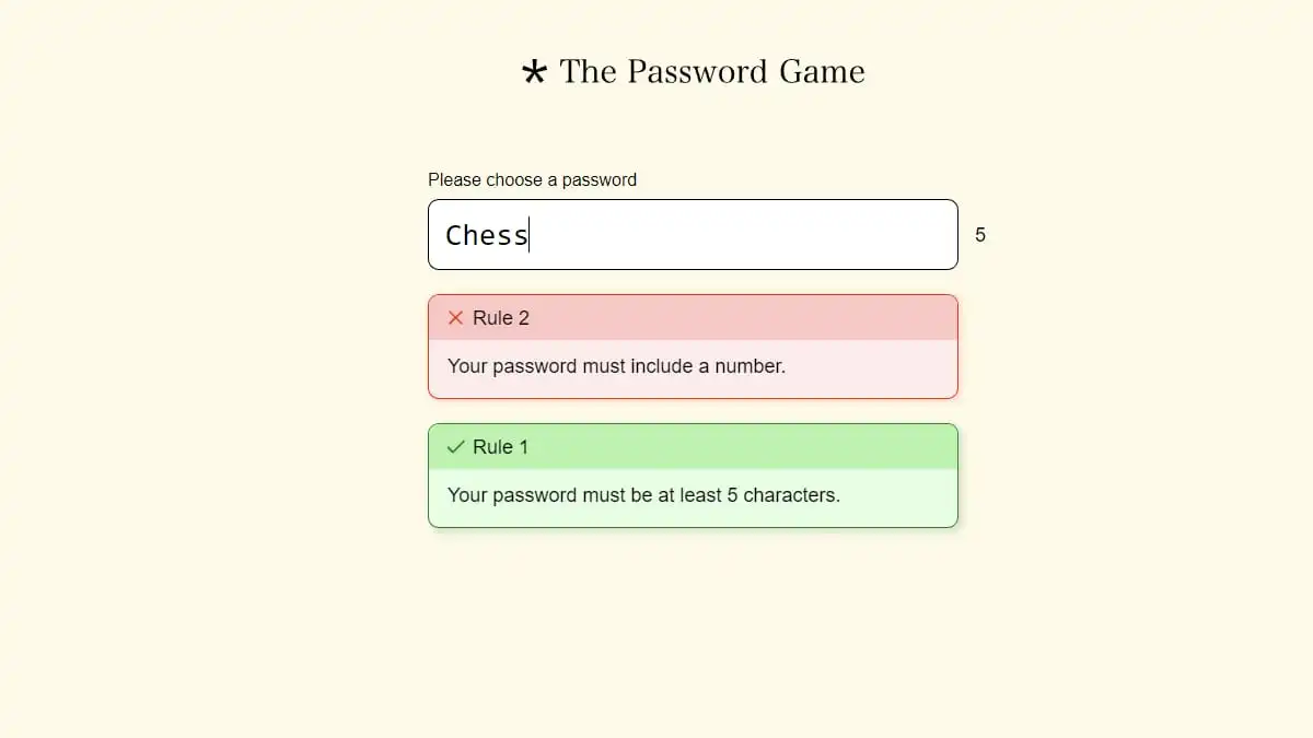 Best Move in Algebraic Chess Notation Password Game