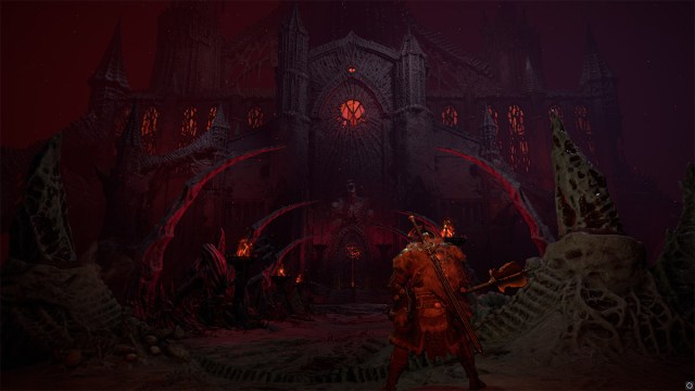 Diablo 4 Barbarian in Hell