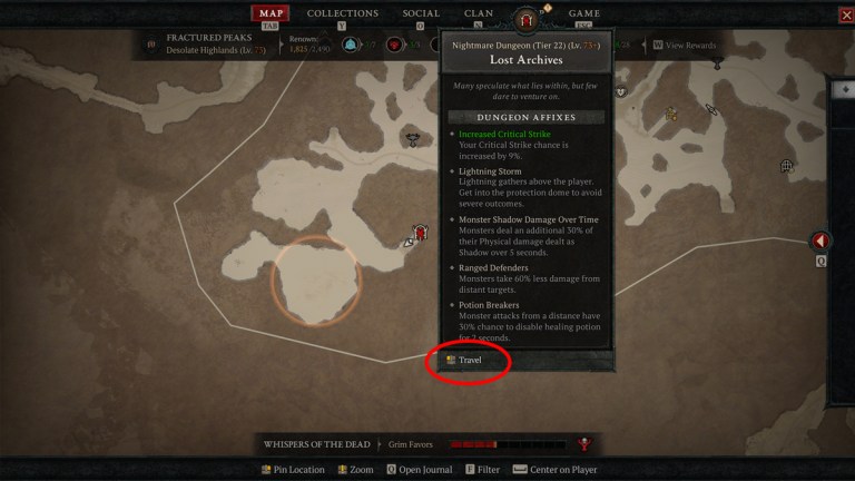 How To Teleport To Nightmare Dungeons In Diablo 4 - Prima Games