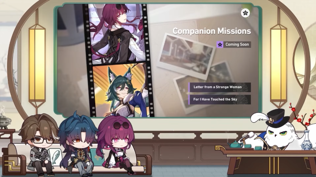 Companion Missions for Kafka and Yukong in Honkai: Star Rail