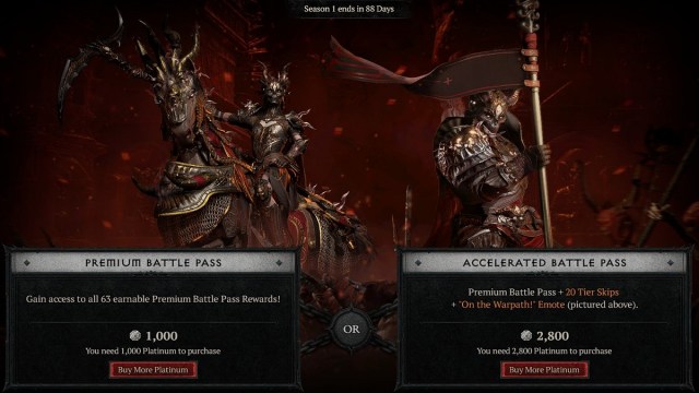 Diablo 4 Accelerated Battle pass