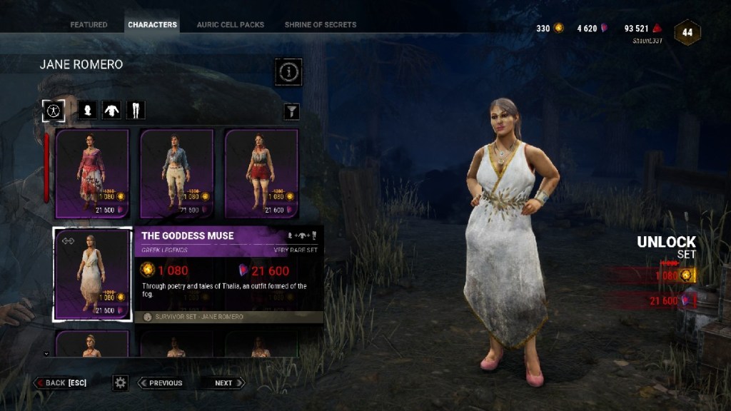 Dead by Daylight: All Greek Legends Outfits Listed - Prima Games