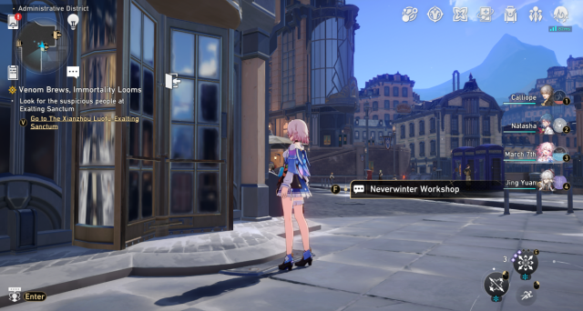 Neverwinter Workshop in Honkai: Star Rail