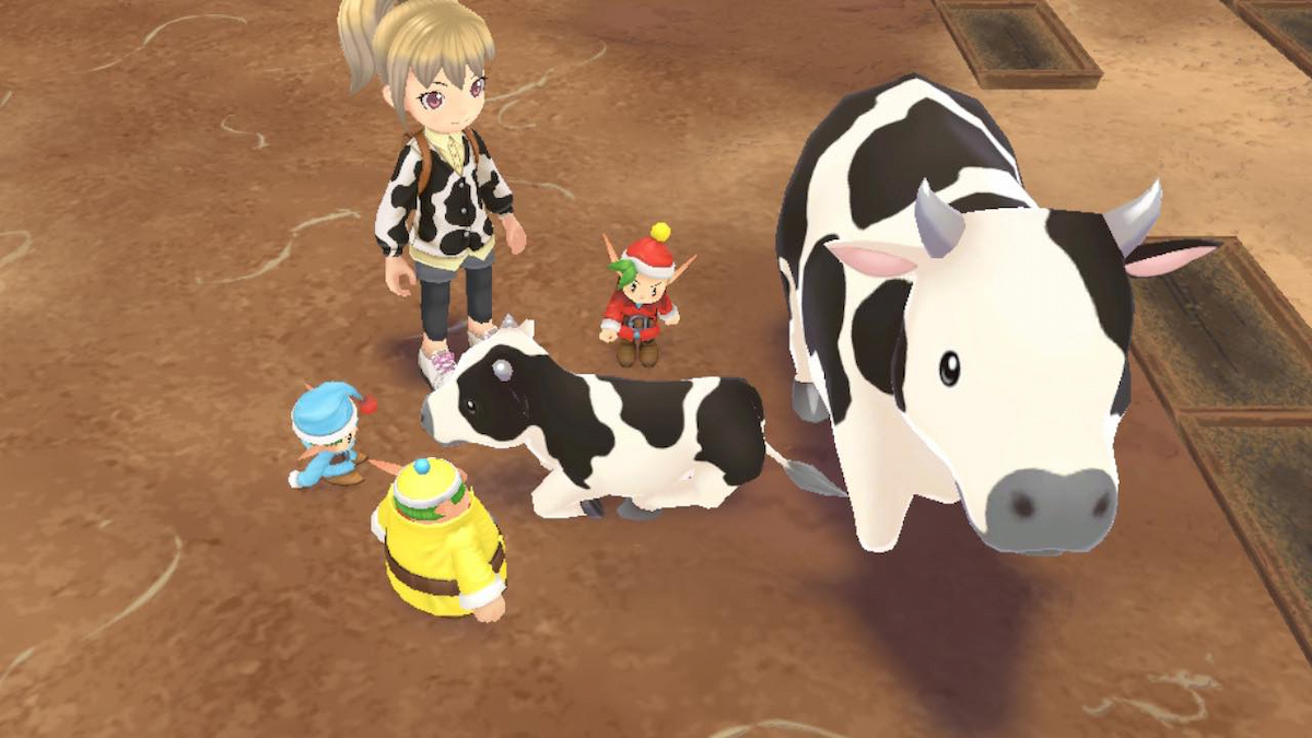 Story of Seasons: A Wonderful Life Cow Outfit