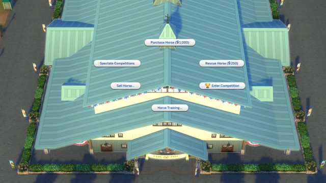 Sims 4 Equestrian Center