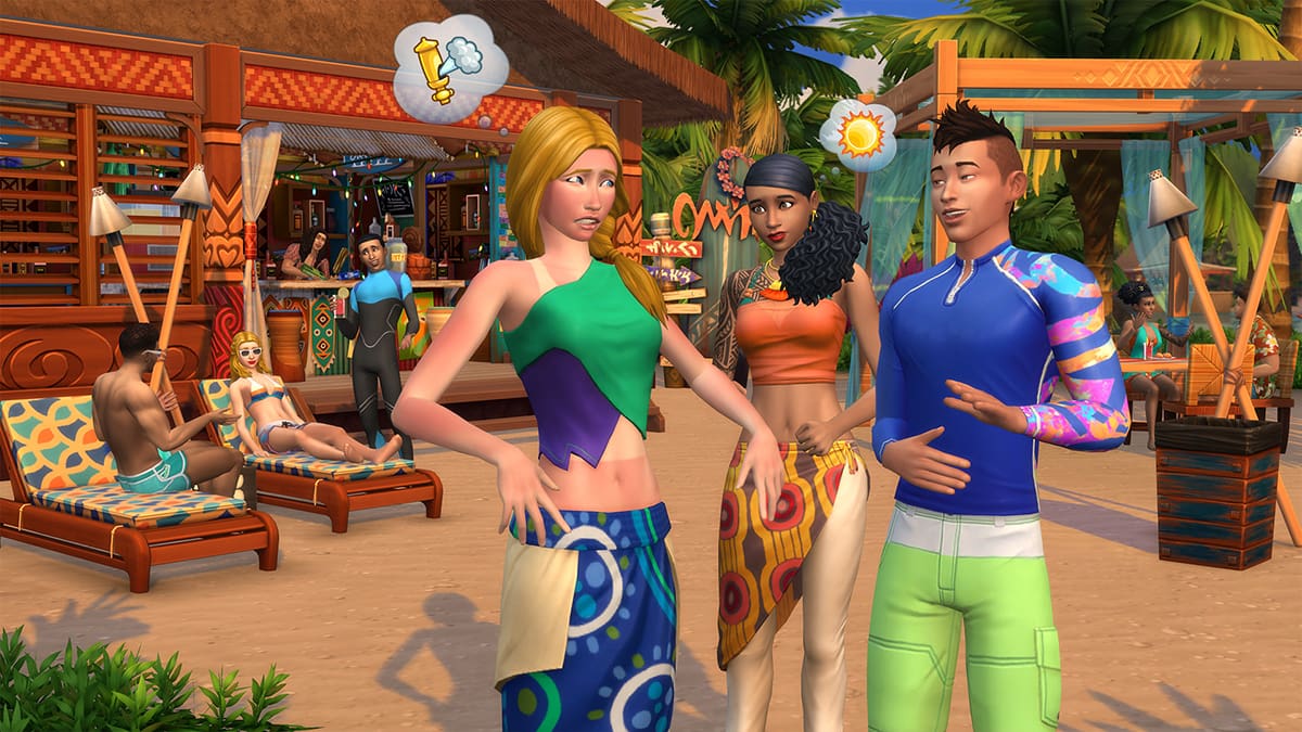 Sims 4 Gold Kava Party