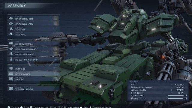 Ayre Fight Build Armored Core 6