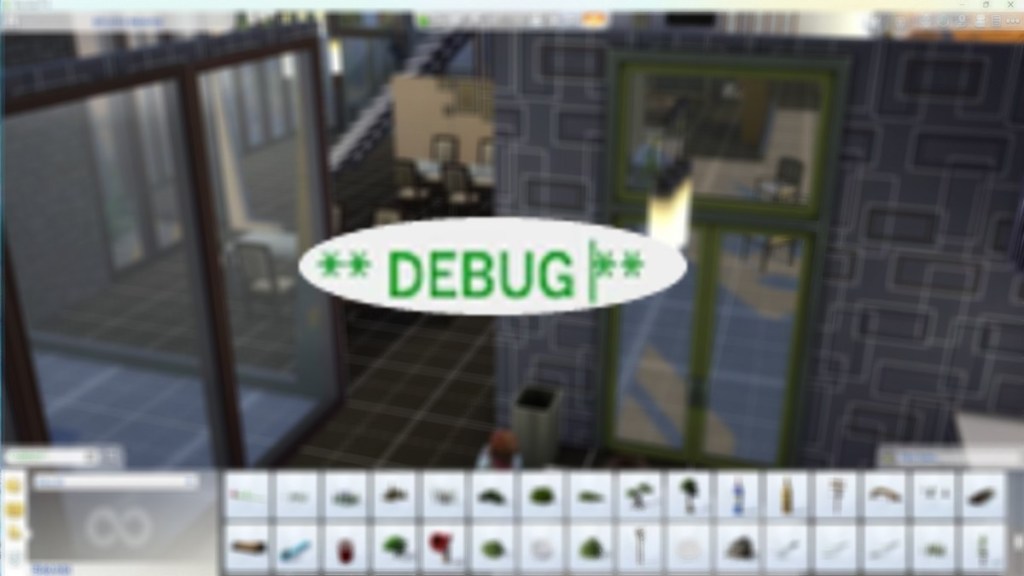 sims 4 show all debug items