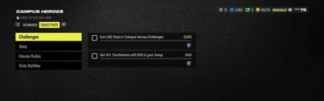 all campus heroes objectives MUT 24