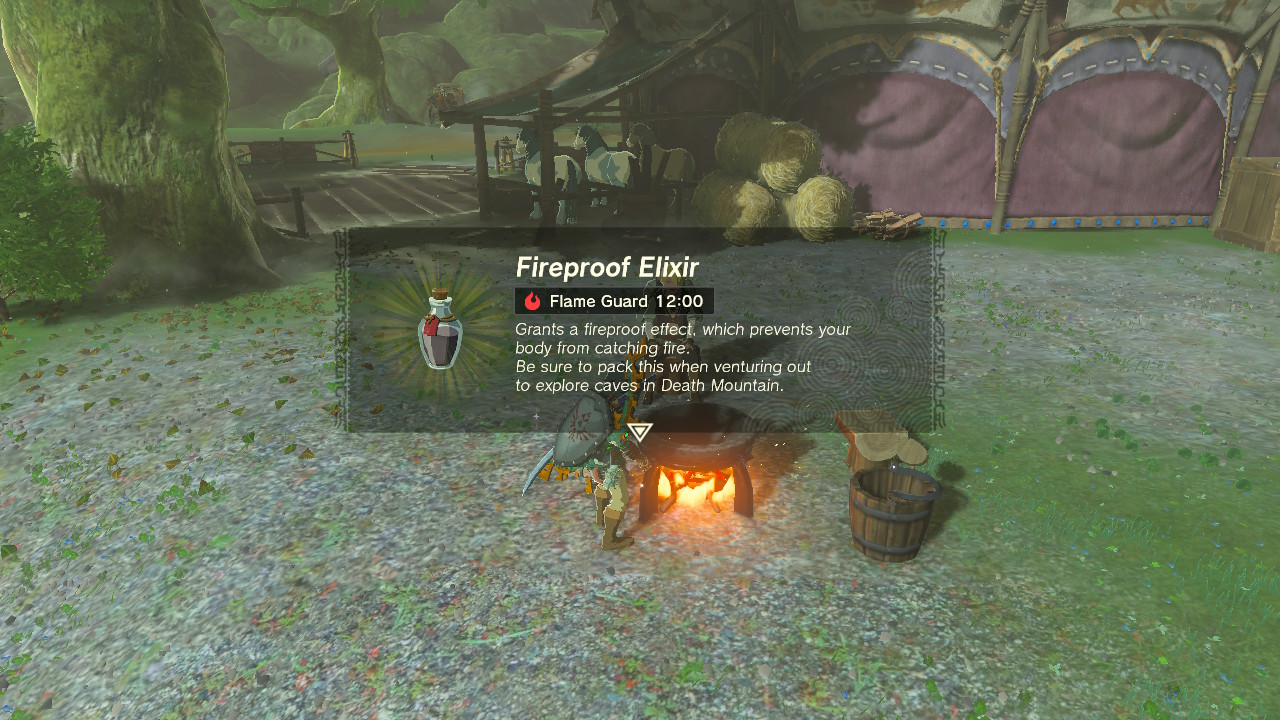 Fireproof Elixir in Legend of Zelda: Tears of the Kingdom