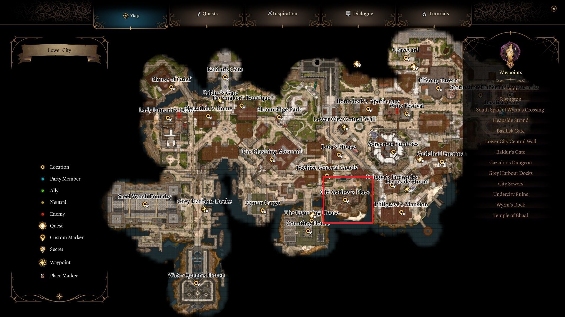 Baldur S Gate 3 How To Find Hag S Bane BG3 Prima Games   MAP OLD GARLOWS PLACE 