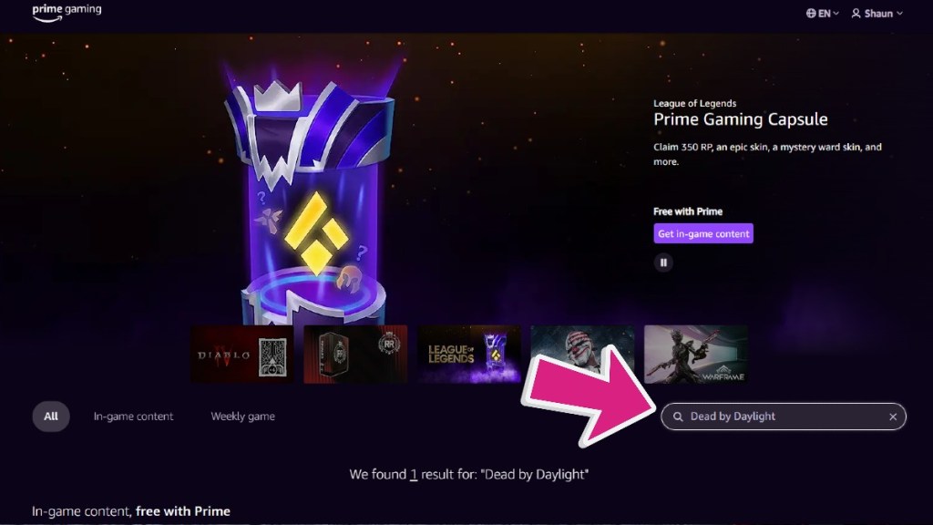 How To Claim Free Rewards For Dead By Daylight from Amazon Prime ...