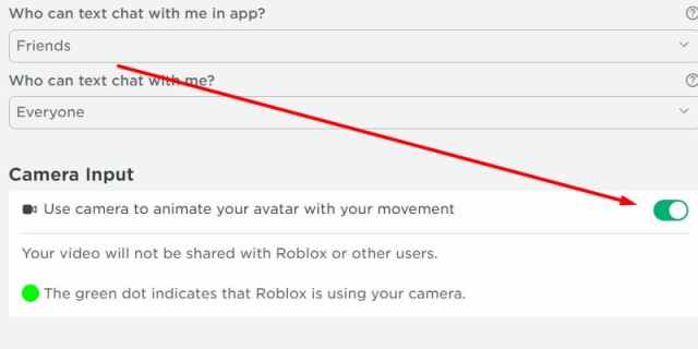 How to Enable Facial Animations Using Your Camera on Roblox