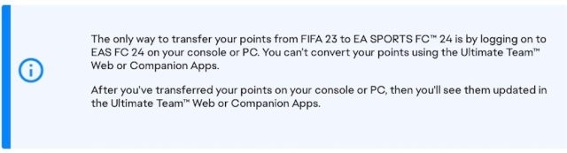 how to transfer points | taken from ea.com
