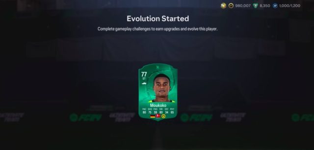 EA example player evolution