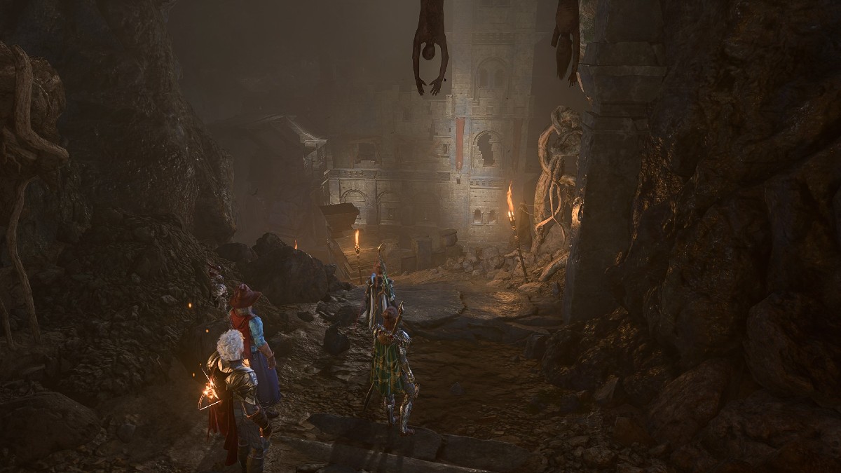 Baldur's Gate 3 screenshot of temple of bhaal