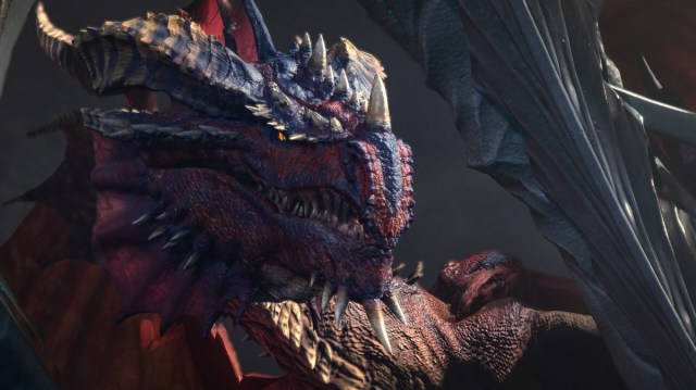 A massive dragon in Baldur's Gate 3.