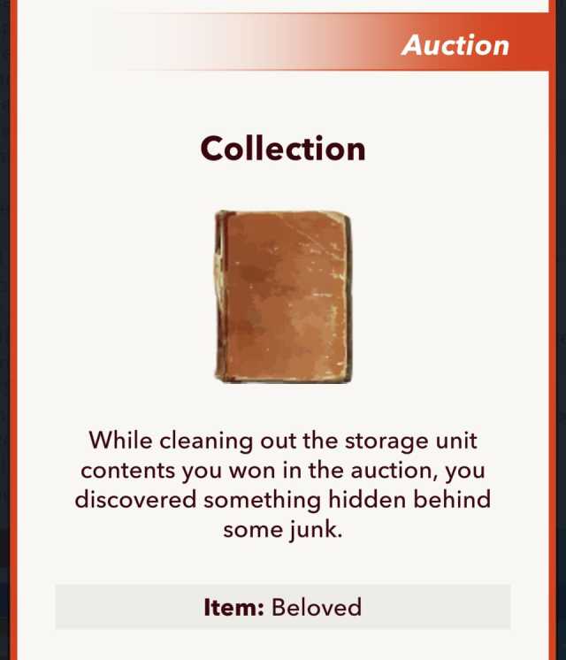 BitLife storage unit auction prize