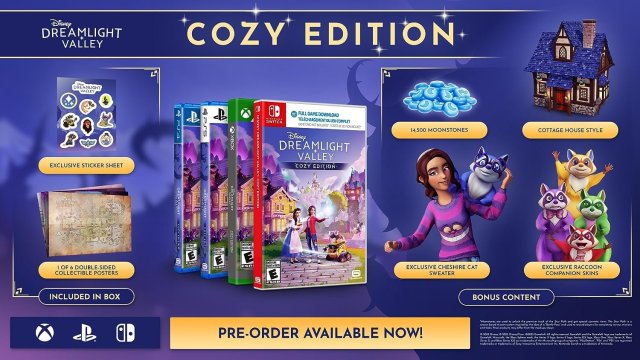 Disney Dreamlight Valley Cozy Edition Switch Code in a Box
