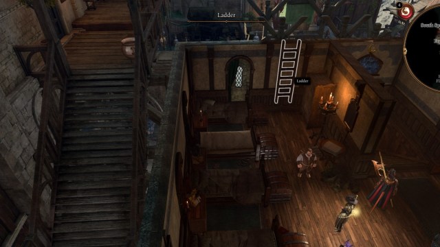 Baldur's Gate 3:  use the ladder