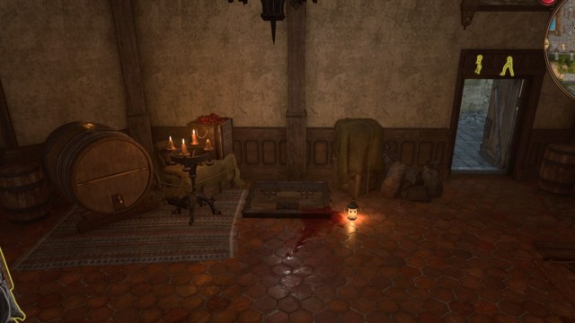 Baldur's Gate 3: hatch with blood