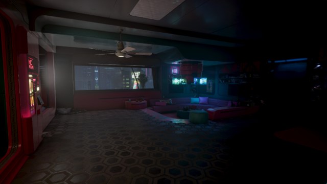 Screenshot of V's Apartment.