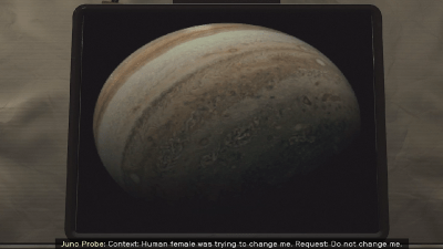 Photo of Juno probe on Jupiter in Starfield
