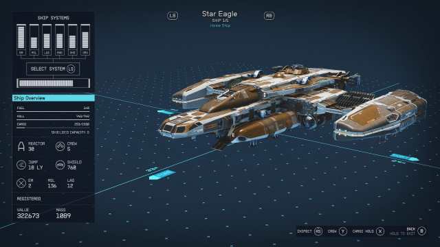 Photo of Star Eagle ship in Starfield