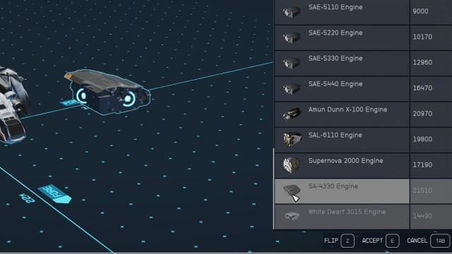 Starfield Experimental Ship Engine Module