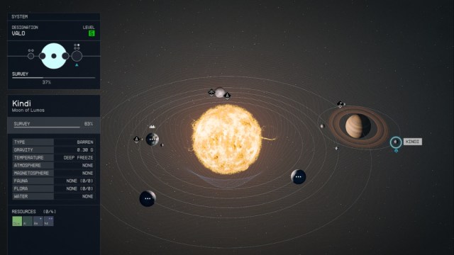 Starfield Kindi in Valo Star System