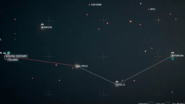 Starfield Red Mile Distance