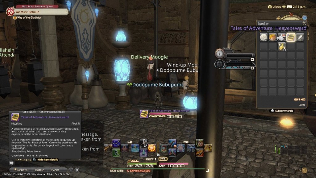 What is the Job LevelBoost and Scenario Skip in Final Fantasy XIV