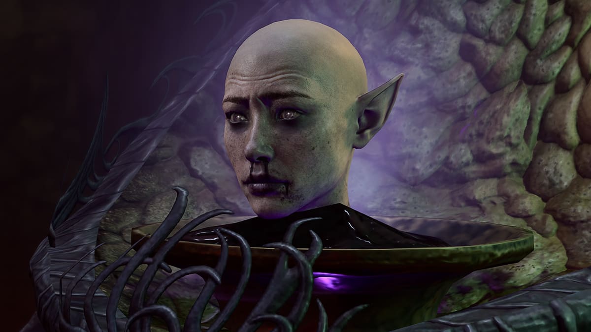 Baldur’s Gate 3 Should You Consume or Purge the Slack Skinned Head Waking Mind