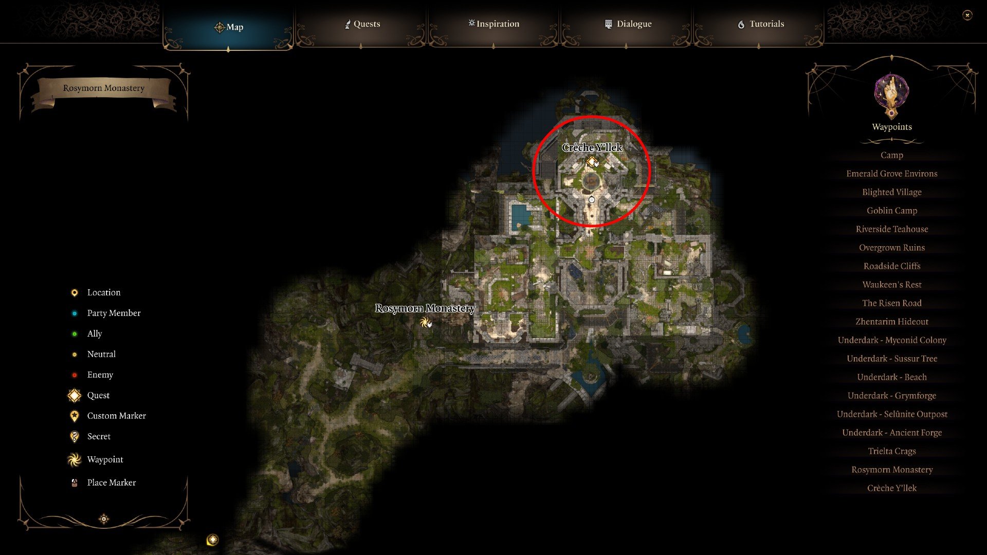 Baldur S Gate 3 How To Get The Dawnmaster S Crest In BG3 Prima Games   Baldurs Gate 3 Dawnmasters Crest Map Location 