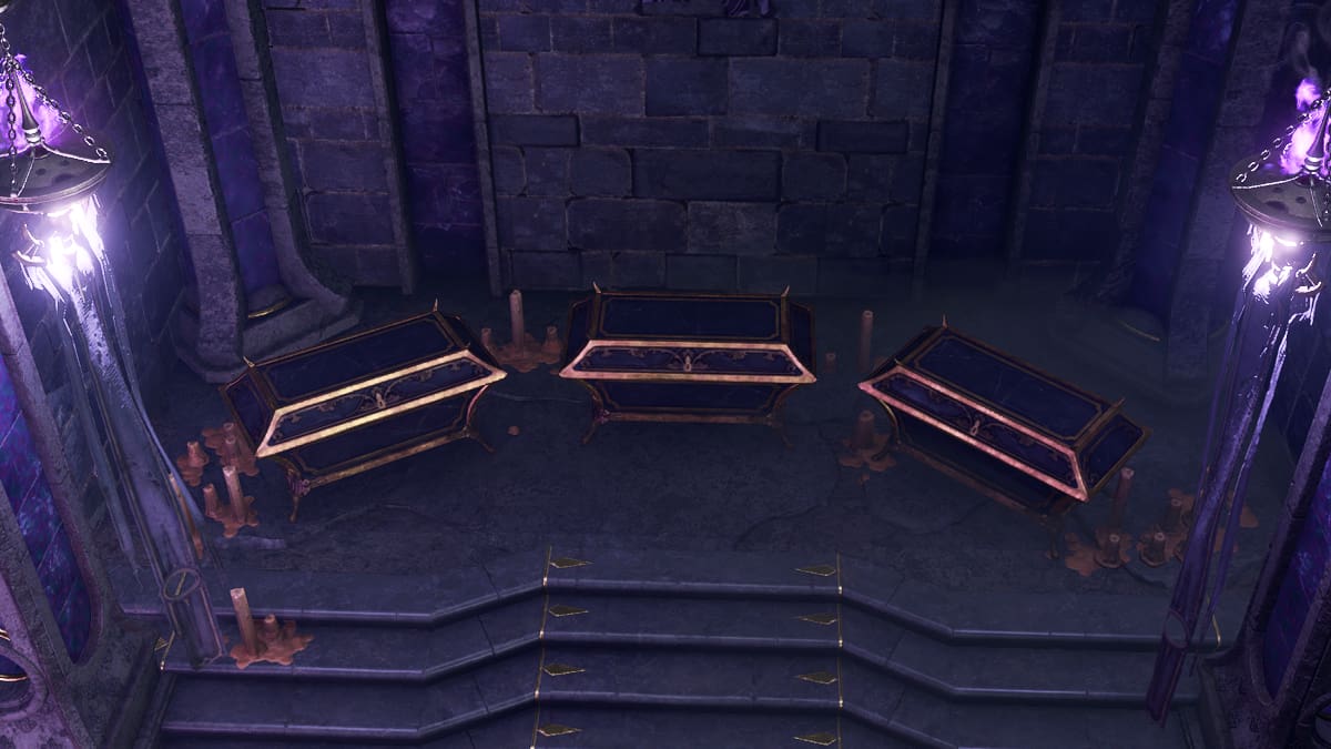 Baldur’s Gate 3 three chests in the gauntlet of shar, one of which contains the Callous Glow Ring