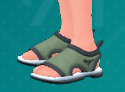 A screenshot of Casual Sandals from Pokémon Scarlet and Violet: The Teal Mask.