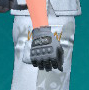 A screenshot of gray Riding Gloves from Pokémon Scarlet and Violet: The Teal Mask.
