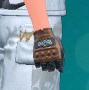A screenshot of shiny Riding Gloves from Pokémon Scarlet and Violet: The Teal Mask.