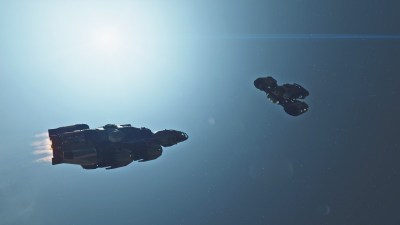 Starfield Ships in Space